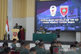 Tim Pusterad sosialisasikan netralitas TNI AD pada Pemilu 2024