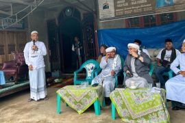 Ratusan warga sambut kedatangan Marwan Dasopang di Desa Pudun Jae