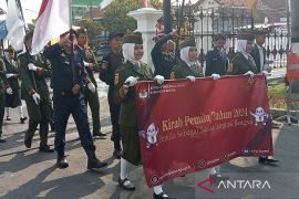 KPU Bantul menyosialisasikan pendidikan pemilih melalui Kirab Pemilu 2024