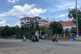 DIY lakukan uji coba "contraflow" Bus Trans Jogja di Jalan Pasar Kembang