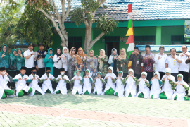 Sejumlah sekolah di HSU mewakili lomba sehat tingkat provinsi