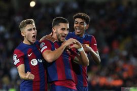 Liga Champions: Barca pertahankan catatan sempurna setelah taklukkan Shakhtar 2-1