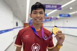 Tiga emas membuat Saptoyogo makin percaya diri