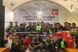 Honda Kalbar edukasi safety riding bersama komunitas Gojek