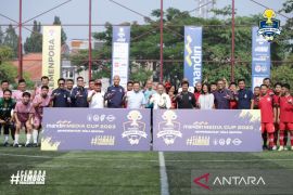 Wakil Ketum PSSI Zainudin Amali buka ajang Mandiri Media Cup 2023