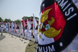 Kirab Pemilu 2024 di Bandung