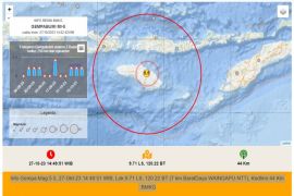 Gempa Magnitudo 5.5 guncang Sumba Timur