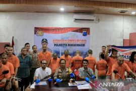 Kalsel Kriminal kemarin, penangkapan ketua gangster dan pencegahan radikalisme