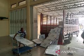 KPU Bantul baru terima logistik pemilu sebanyak 12.664 bilik suara