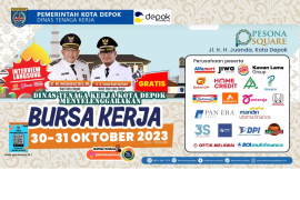 Disnaker Depok gelar bursa kerja 30-31 Oktober 2023 turunkan angka pengangguran
