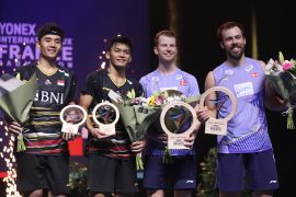 Bagas/Fikri kembali jadi runner-up BWF Super 750 untuk kedua kalinya