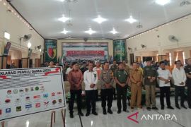 Forkopimda dan parpol Jember komitmen bersama wujudkan pemilu damai