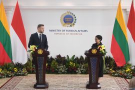 Indonesian, Lithuanian foreign ministers discuss Gaza situation