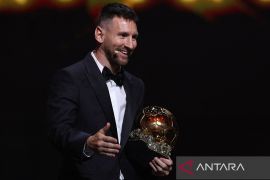 Lionel Messi raih penghargaan Ballon d'Or untuk kedelapan kalinya