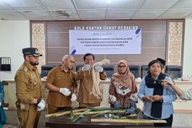 Petani di Aceh Tengah dilatih olah limbah pelepah nanas jadi serat