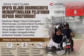 "Drive thru" tilang upaya Kejari Dharmasraya mengoptimalkan pelayanan kepada masyarakat