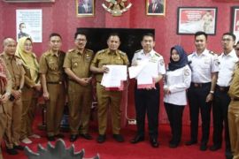 Bakamla RI terima hibah tanah seluas 7.000 meter persegi dari Pemkab Lampung Selatan