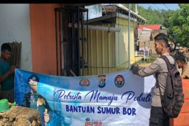 Polresta Mamuju bantu warga terdampak kekeringan akibat kemarau panjang