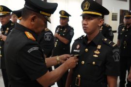 Kepala Kemenkumham Sumbar pesankan integritas saat lantik 22 pejabat eselon V