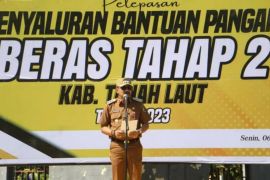 Pj Bupati Tanah Laut perintahkan kades tak tunda bagikan beras bantuan