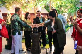 Sambut libur akhir tahun, Vasa Surabaya rubah lobi hotel jadi hutan