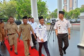 Sejumlah perwakilan kepala desa menemui Jokowi bahas revisi UU Desa