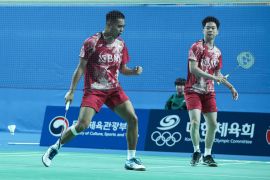 Kevin/Rahmat awali Korea Masters 2023 dengan kemenangan