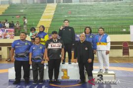 Gulat Kalsel rebut lima medali pada Kualifikasi PON 2024