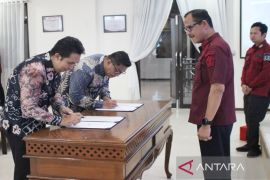 Kemenkumham Kalsel gendeng Pemkot Banjarmasin dan Banjarbaru luncurkan EPLIn