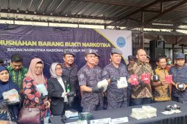 BNN hancurkan 16 kg barbuk narkotika bisa selamatkan 32 ribu jiwa