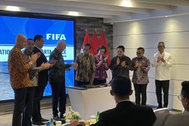 Presiden Jokowi hari ini resmikan pembukaan kantor FIFA di Jakarta