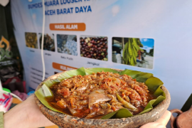Sambal ganja dan hajam stand BUMdes Abdya jadi pikat pengunjung PKA