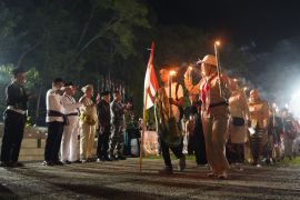 Pawai obor isi rangkaian peringatan Hari Pahlawan ke-78 di HSS