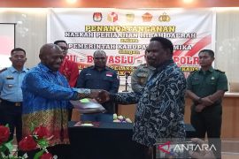 KPU Mimika terima dana hibah Pemkab Rp 140 miliar lebih