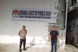 Polres siapkan pengamanan di gudang logistik KPU Asahan
