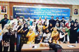 Kanwil Kemenkumham Sumsel gelar bimtek peningkatan kelembagaan dan perizinan UMKM