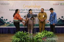 BPS Papua Barat evaluasi data hasil pengolahan Sensus Pertanian 2023