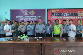 Tim gabungan sita sejumlah barang milik warga binaan Lapas Bengkulu