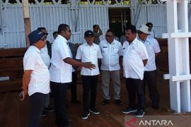 Menteri Investasi Bahlil tinjau kesiapan sarana Sail Teluk Cenderawasih Biak