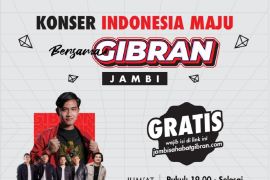 Gibran ajak warga Jambi nonton konser band Repvblik