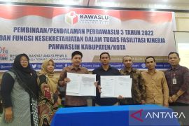 Panwaslih dan GeRAK Aceh kerja sama pengawasan partisipatif Pemilu 2024