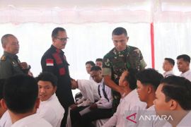 Kakanwil Kemenkumham Kalsel bersama Danrindam pantau SKD CAT hari keenam