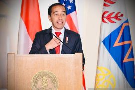 Presiden Jokowi sempat bahas alasan pakai dasi merah di Universitas Stanford AS