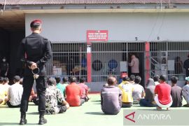 Pastikan Zero Halinar, Lapas Bukittinggi lakukan razia bersama BNN dan TNi Polri