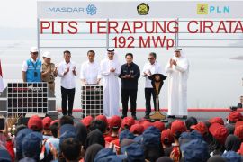 Presiden Jokowi resmikan PLTS Terapung Cirata 192 MWp
