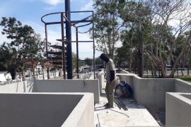 Pemkot Kediri bungkam soal kelanjutan pembangunan alun-alun