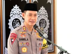 Peletakan batu pertama pembangunan Masjid Nur Aryyaguna Polda Kaltara
