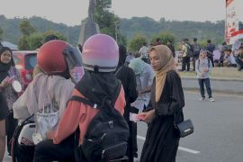 Mahasiswa Unpatti Ambon lelang semangka dukung Palestina