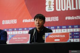 Shin Tae-yong rotasi sejumlah pemain menghadapi Filipina