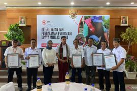 18 PMI daerah di Indonesia jadi pusat unggulan penggerak pengurangan risiko bencana